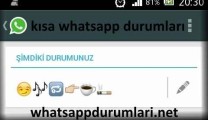 Kısa Whatsapp Durumları