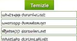 Whatsapp şekilli nick yazma