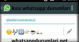 Kısa Whatsapp Sözleri