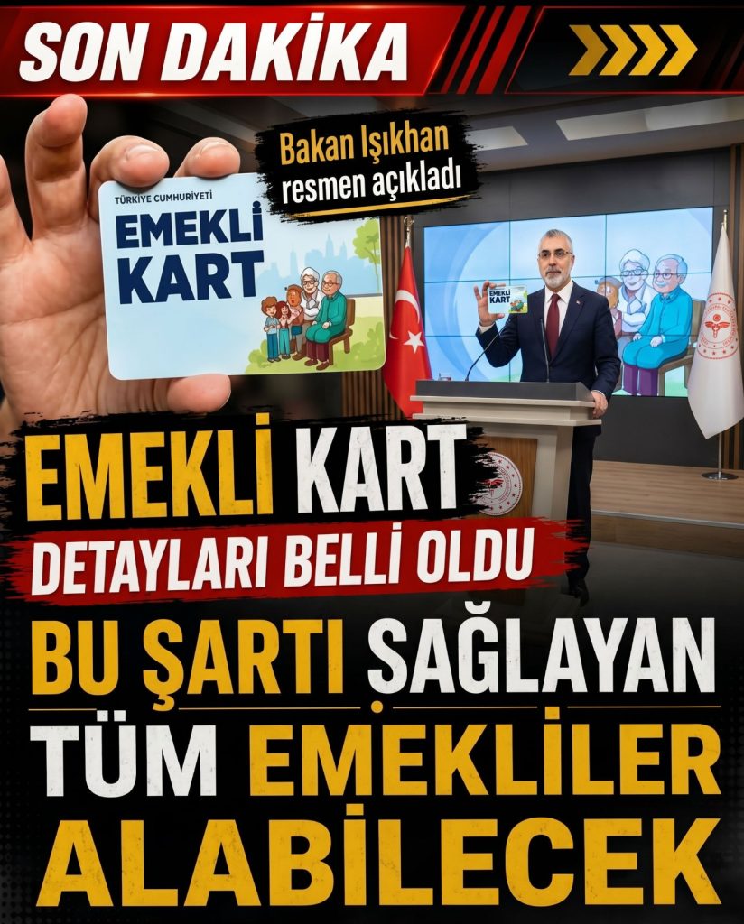 KARTI DUYURUSU YAPTI..