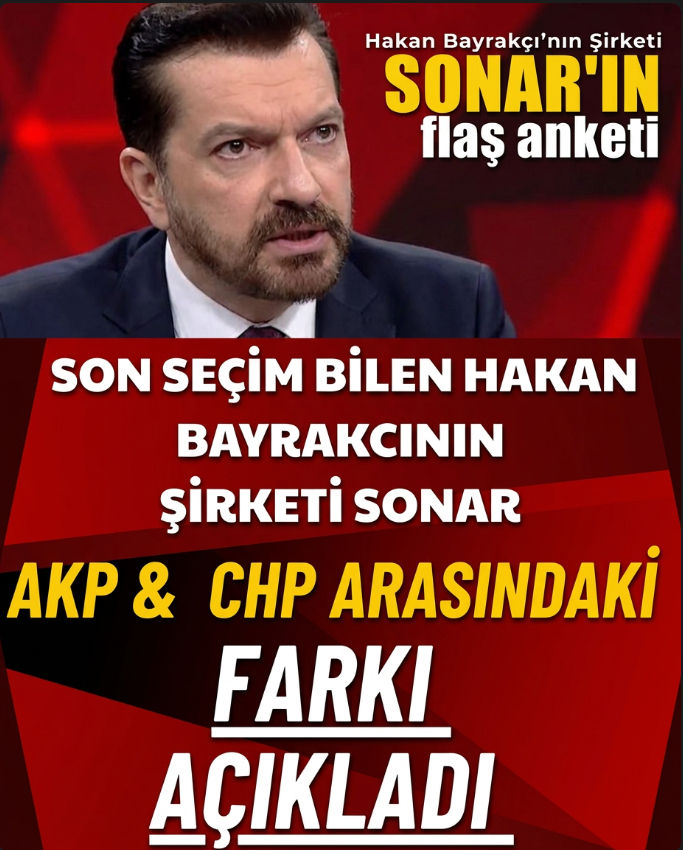 Son seçimleri bilen şirketten dikkat çeken anket..
