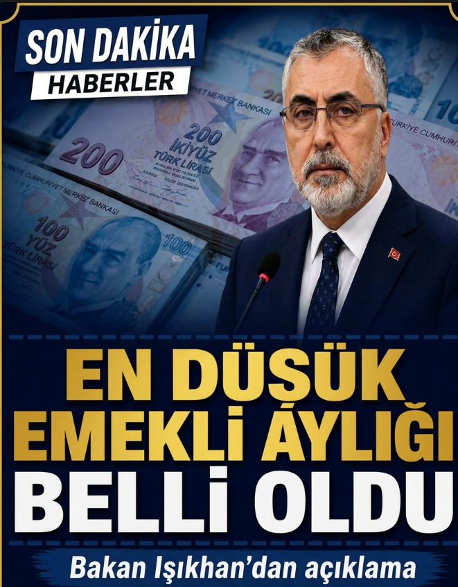 En düşük emekli aylığı belli oldu..